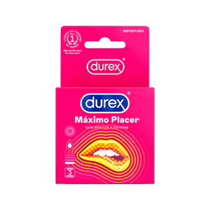durex maximo placer parte delantera